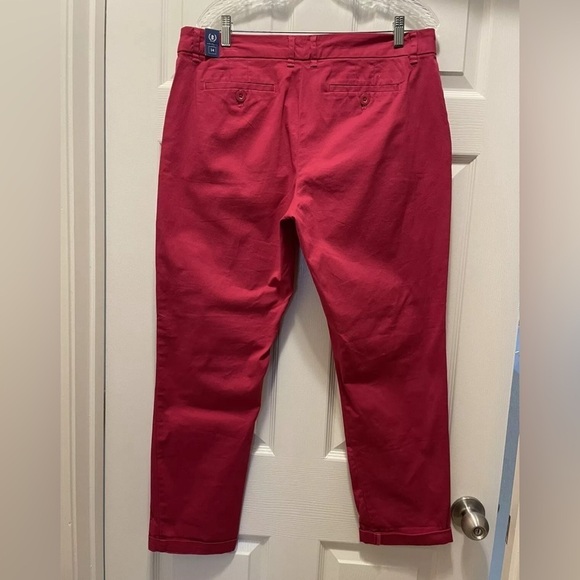 IZOD Woman’s Pink Pants New With Tags Size 14 - Picture 4 of 6